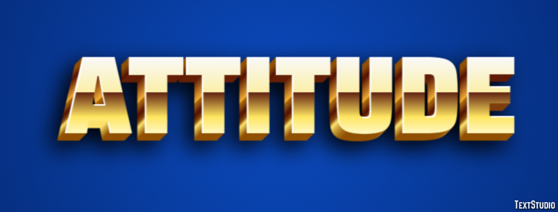 Attitude Metin Efekti