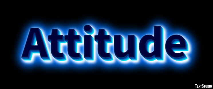 Attitude Efecto de Texto