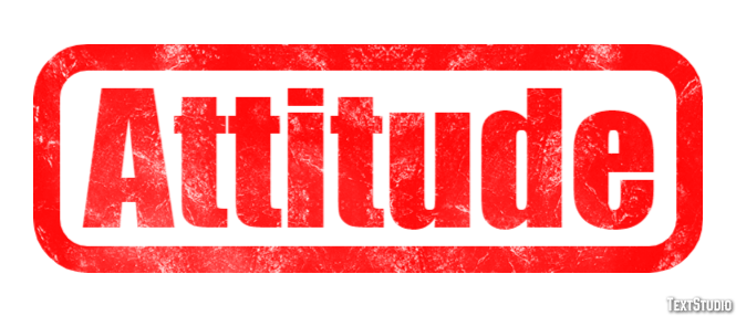 Attitude Metin Efekti