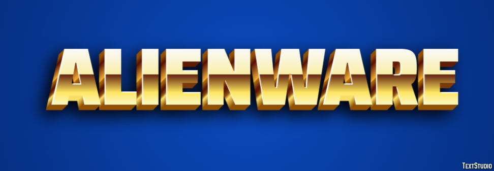 Alienware Texteffekt