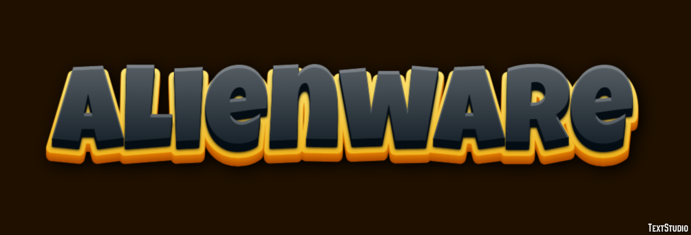 Alienware Texteffekt