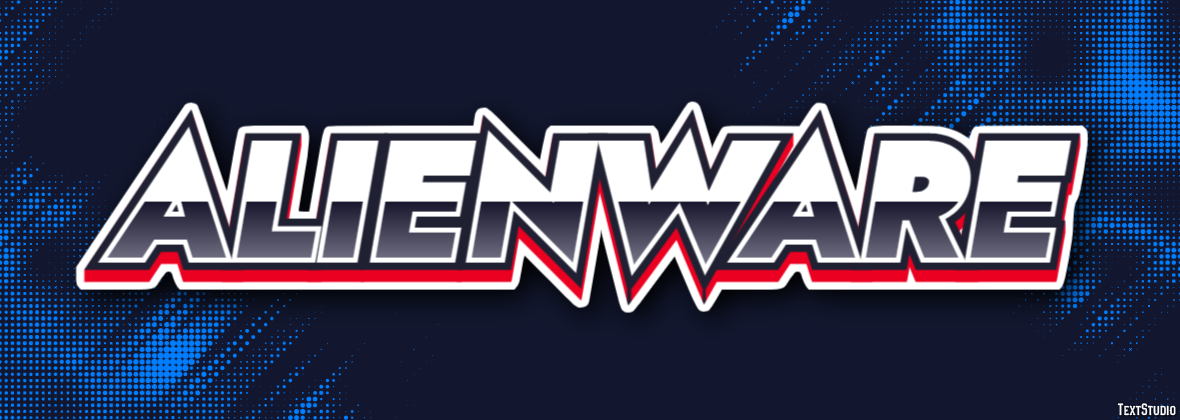 Alienware Texteffekt