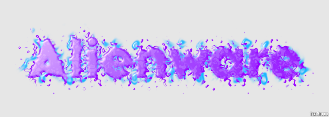 Alienware Texteffekt