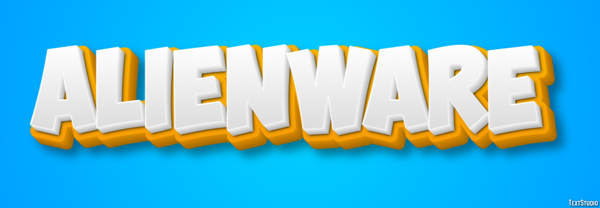 Alienware Efecto de Texto