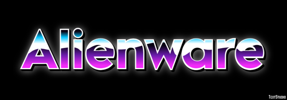 Alienware Texteffekt