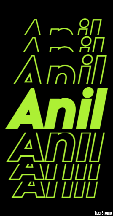 Anil Text Effect