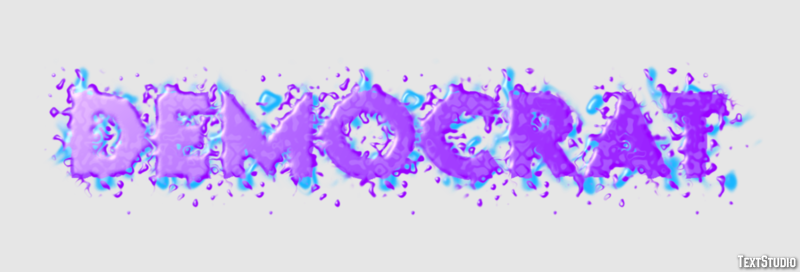 Democrat Effet de Texte