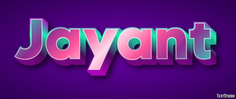Jayant Text Effect