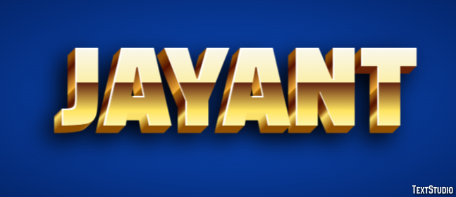 Jayant Text Effect
