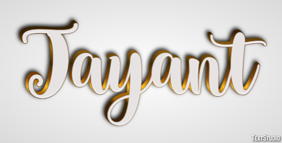 Jayant Text Effect