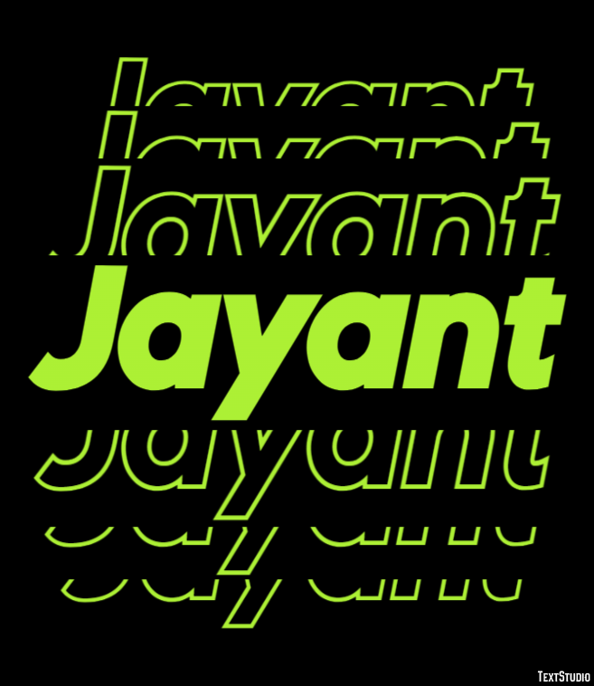 Jayant Text Effect