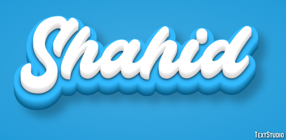 Shahid Texteffekt