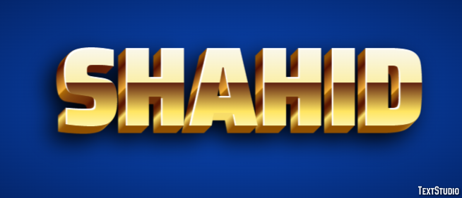 Shahid Text Effect