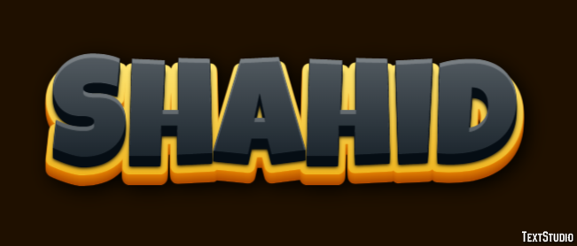 Shahid Text Effect