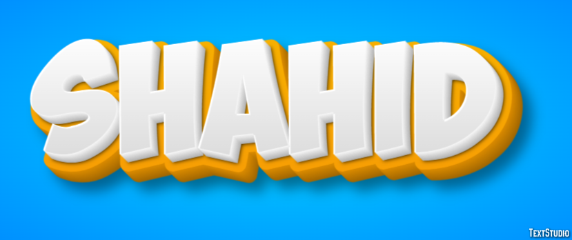 Shahid Text Effect