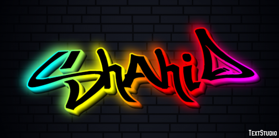 Shahid Text Effect