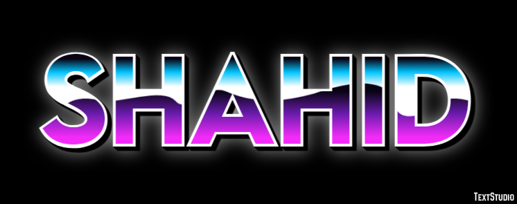 Shahid Text Effect