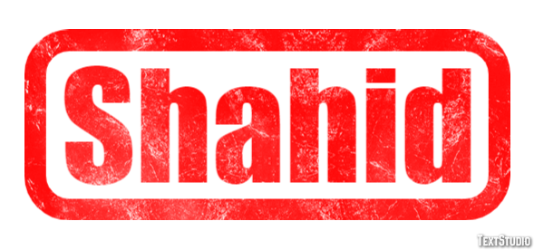 Shahid Text Effect