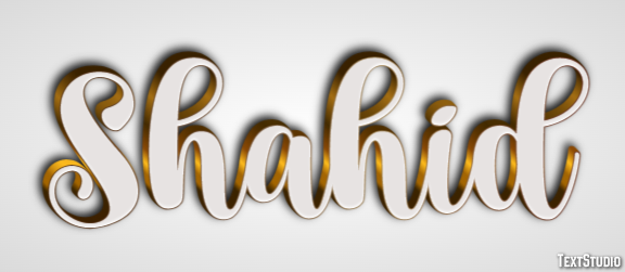 Shahid Text Effect