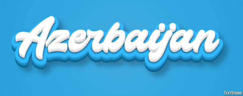 Azerbaijan Text effect