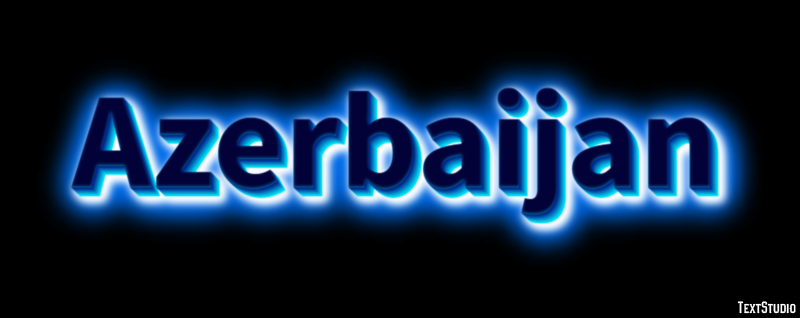 Azerbaijan Text effect