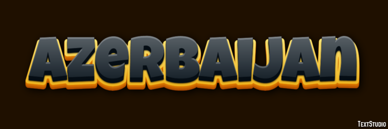 Azerbaijan Text effect