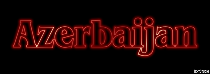 Azerbaijan Text effect