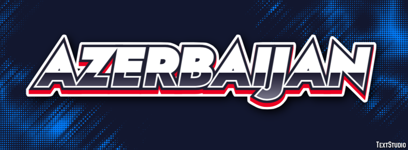 Azerbaijan Text effect