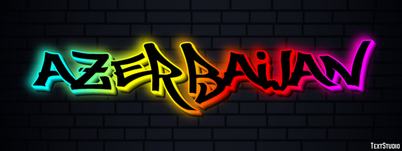 Azerbaijan Text effect