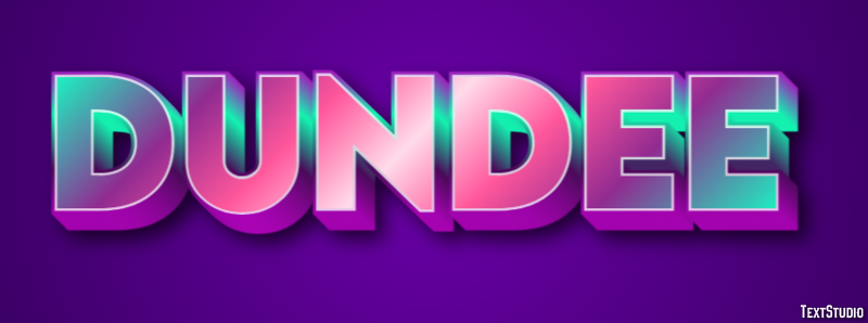 Dundee テキスト効果