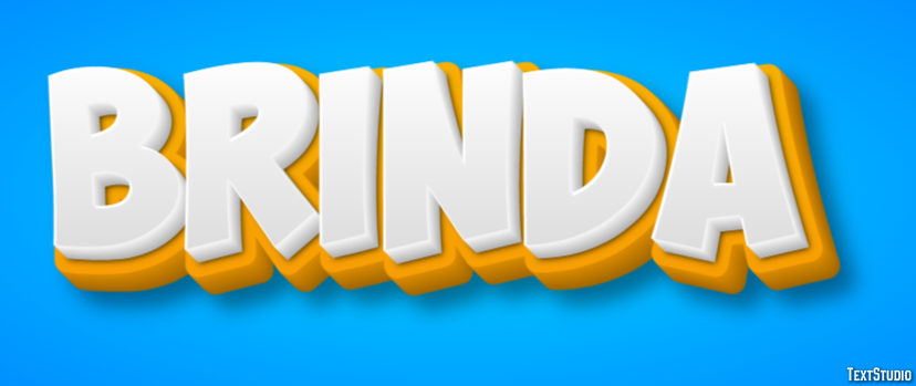 Brinda Text Effect