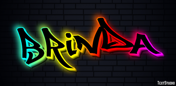 Brinda Text Effect