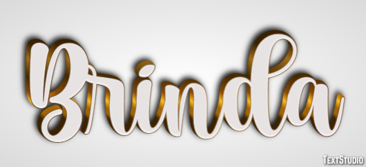 Brinda Text effect