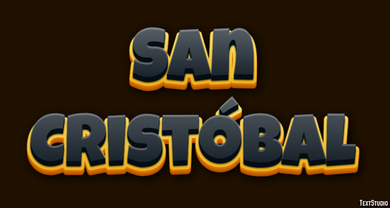San Cristóbal Efekt tekstowy