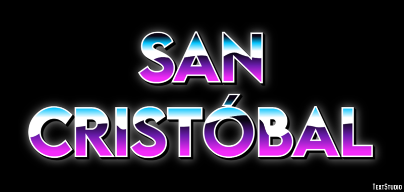 San Cristóbal Efekt tekstowy