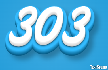 303 Text Effect