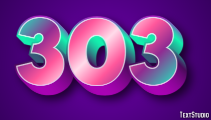 303 Text Effect