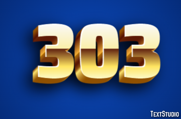303 Text effect