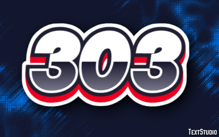 303 Text Effect