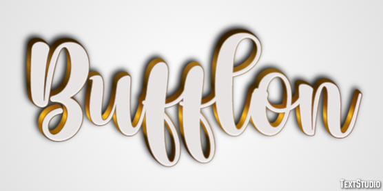 Bufflon Effet de texte