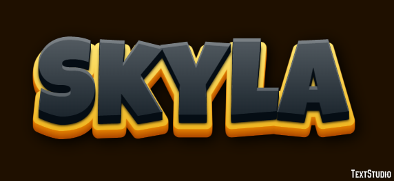 Skyla Text Effect