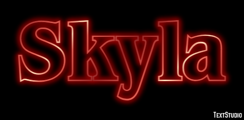 Skyla Text Effect