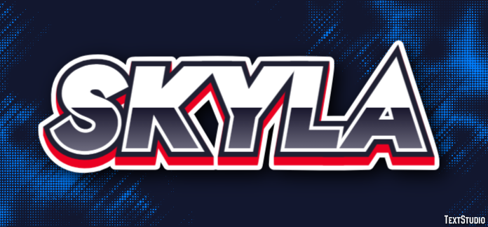 Skyla Text Effect