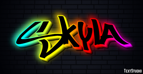 Skyla Text Effect