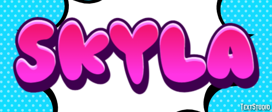 Skyla Text Effect