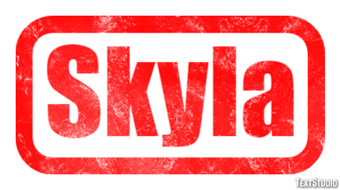 Skyla Text Effect