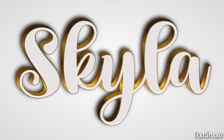 Skyla Text Effect