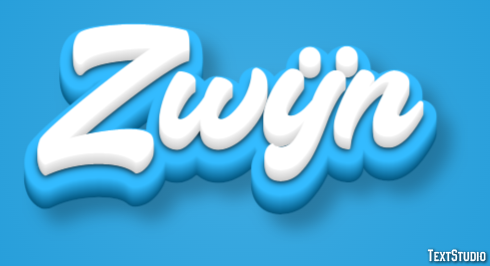 Zwijn Efeito do texto