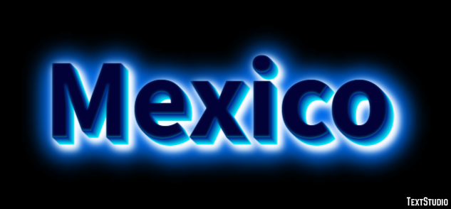 Mexico Efecto de texto