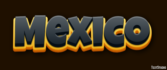 Mexico Efecto de texto